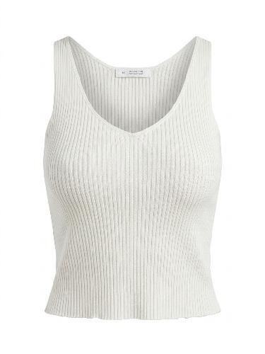 ST-BLUSA IRIS DESMANGADA TOP ESTIRA BLANCO S