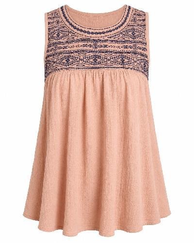 ST- BLUSA IRIS DESMANGADA C/BORDADO