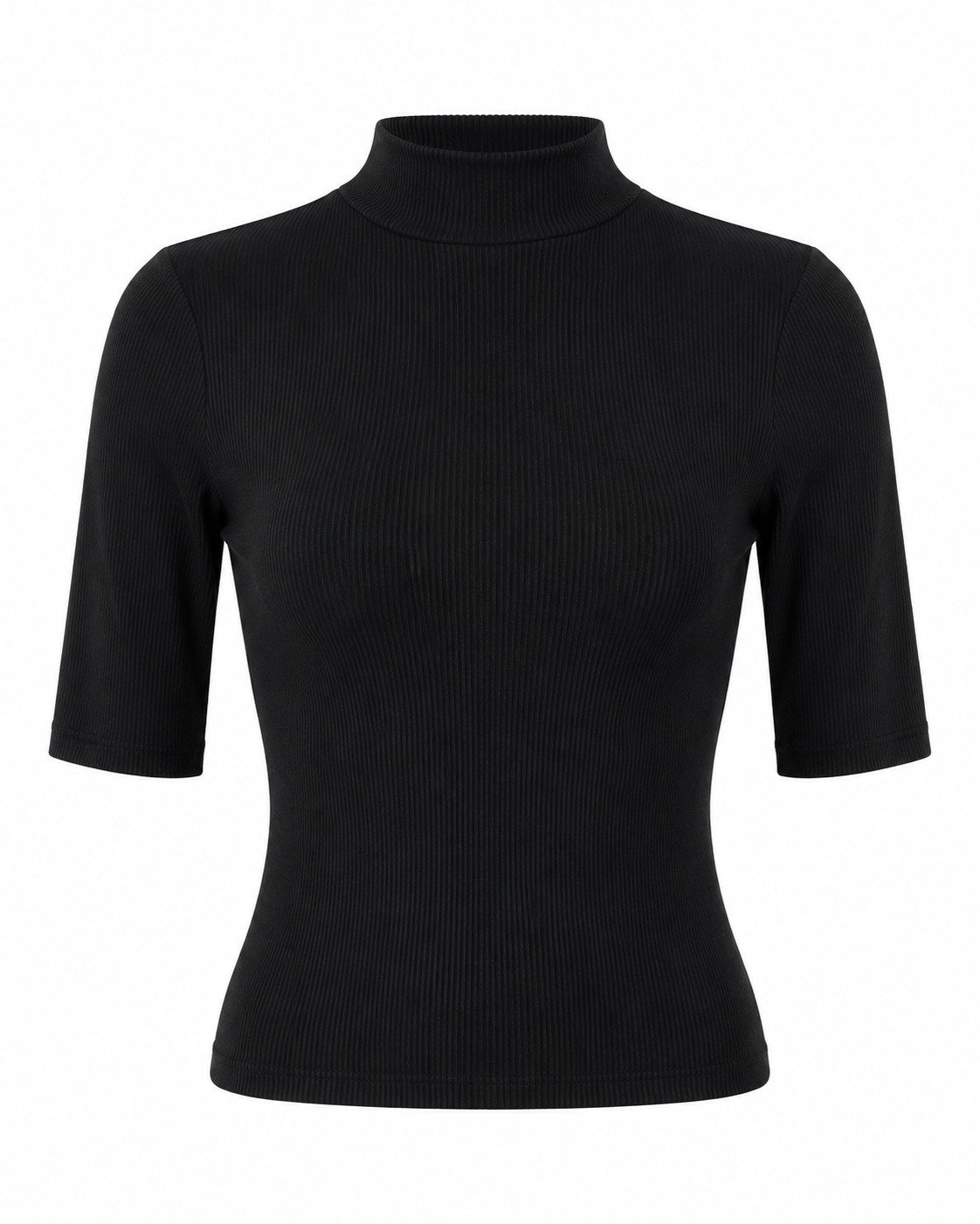 ST-Blusa A New Day Acanalada Cuello Medio Alto - Imagen 4