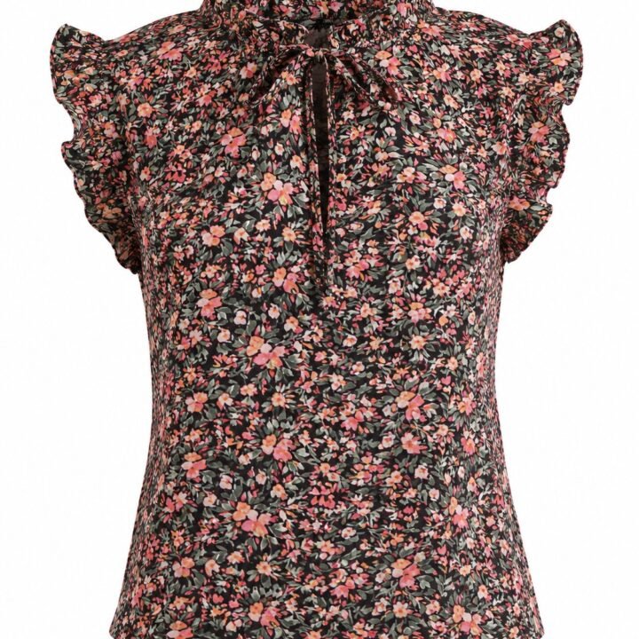 ST-Blusa Bbdakota SM Floral con Volantes y Lazo Variedad