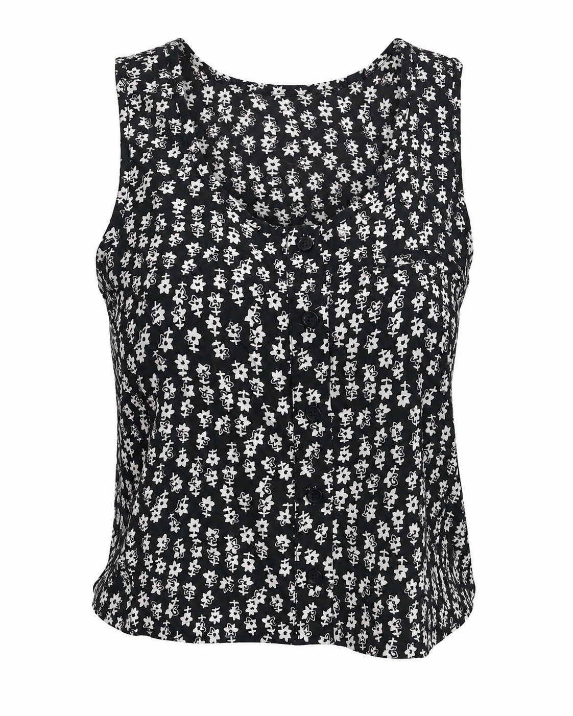 ST-Blusa Iris sin Mangas Estampado Floral Cefena Etnica Variedad - Imagen 4