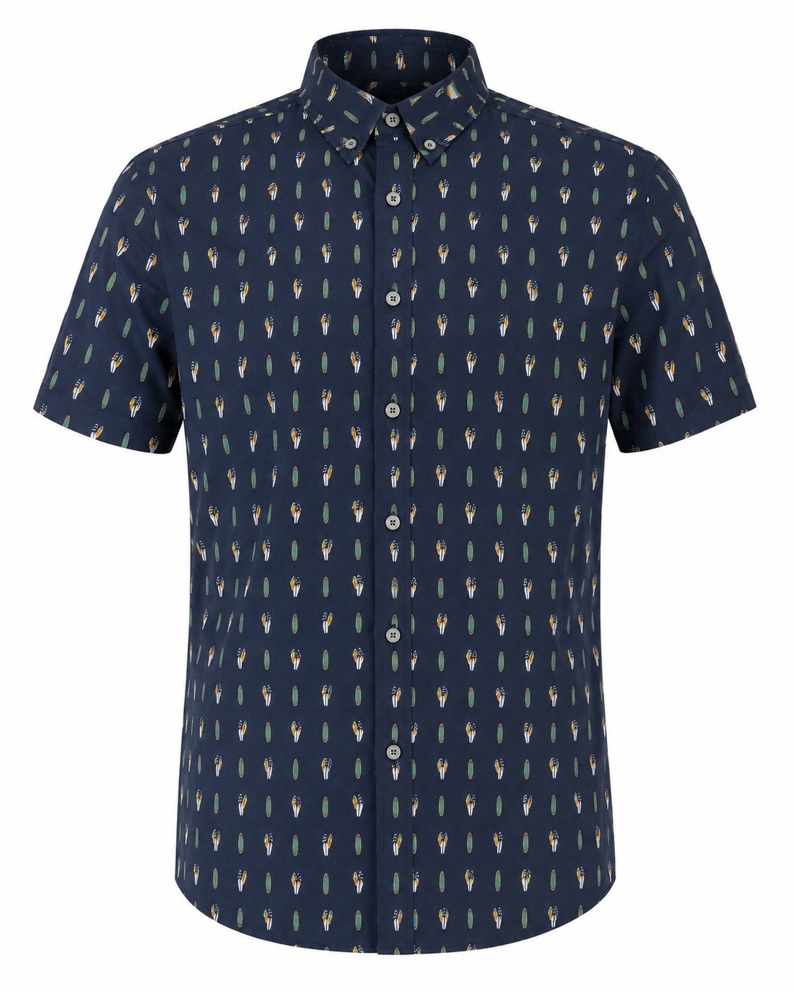 ST-Guayabera Cotton&Co Surfboard Azul Marino