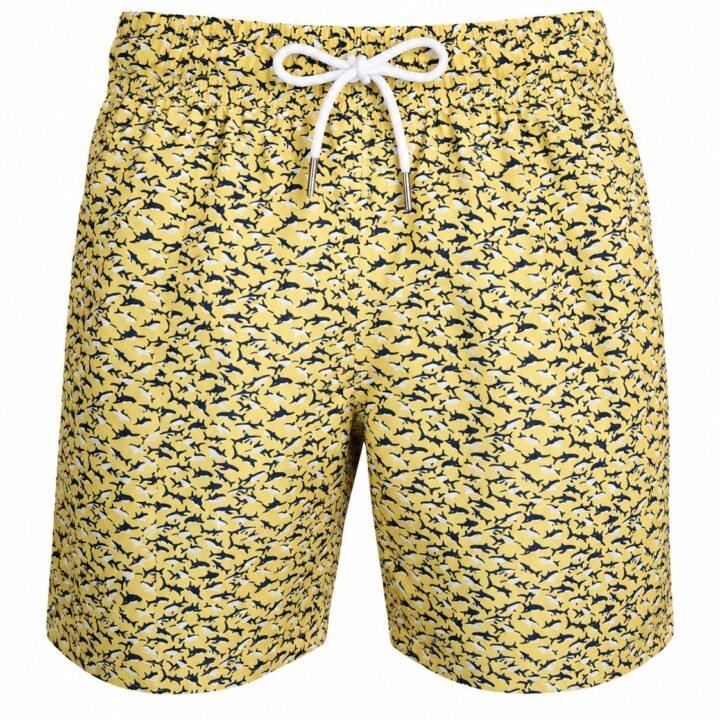 ST-Short Bluewave Swim Yellow Sharks