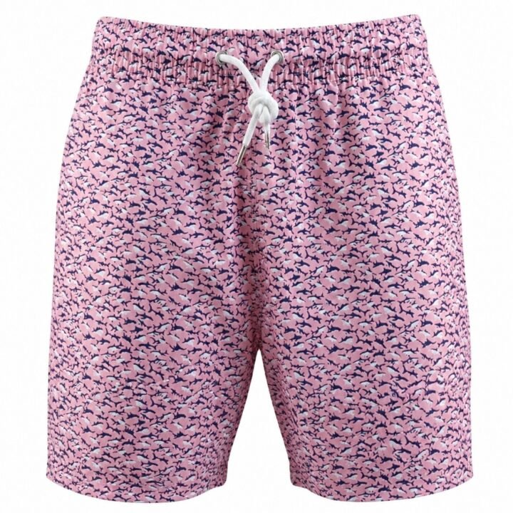 ST-Short Bluewave Swim Pink Sharks