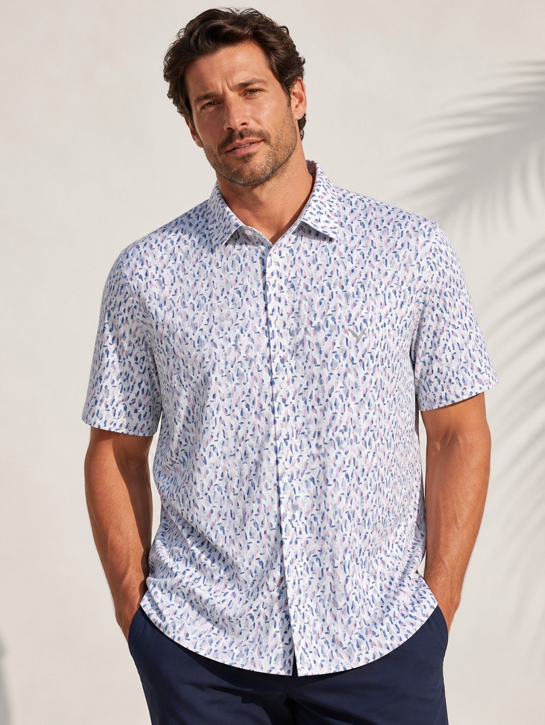 ST-Playera Callaway Opti Dry Blanca Estampado Mini Birds - Imagen 2