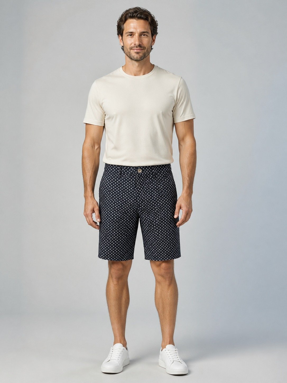 St Short Playero Cotton Co Micro Palm - Imagen 2